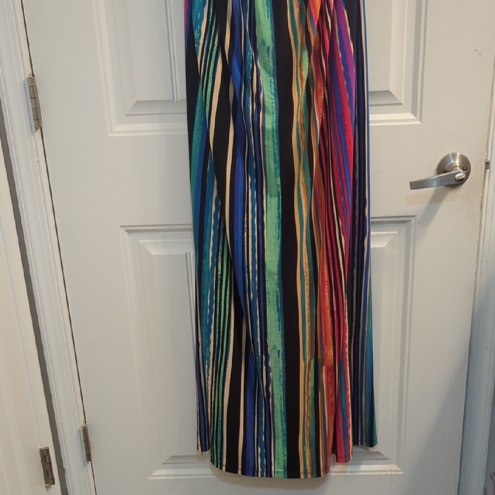 Maggy London Colorful Halter Dress - Picture 5 of 7